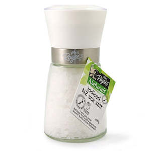 Medium Grinder: Mrs Rogers Naturals Medium Iodised Sea Salt Grinder  200g