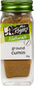 Mrs Rogers Naturals Ground Cumin Shaker  38g