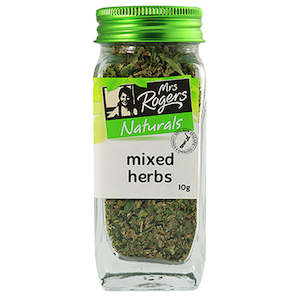 Glass Shaker: Mrs Rogers Naturals Mixed Herbs Shaker 10g