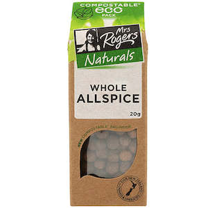 All Spice: Mrs Rogers ECO Naturals Whole Allspice 20g