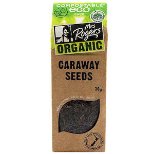 Caraway: Mrs Rogers ECO Organic Caraway Seeds 30g