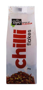 Chilli: Mrs Rogers Bags Of Flavour Chilli Flakes 20g