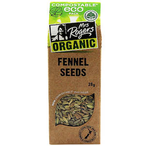 Mrs Rogers ECO Organic Fennel Seeds 26g