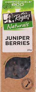 Juniper Berries: Mrs Rogers ECO Naturals Juniper Berries 20g