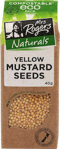 Mrs Rogers ECO Naturals Yellow Mustard Seeds 40g