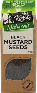 Mustard: Mrs Rogers ECO Naturals Black Mustard Seeds 40g