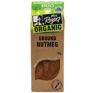 Nutmeg: Mrs Rogers ECO Organic Ground Nutmeg 18g