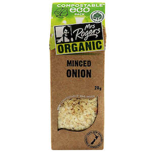 Onion: Mrs Rogers ECO Organic Minced Onion 20g