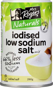 Mrs Rogers Iodised Low Sodium Salt Mix Canister