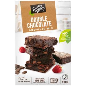 Mrs Rogers Double Chocolate Brownie Mix 500g