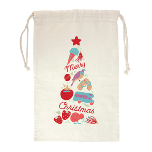 Santa Sack Kiwi Summer - Mr Vintage New Zealand