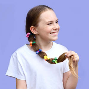 No Nasties Kids: Star Bright Bobbles Elastics Set