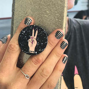 Mostly Peace and Love Pop Socket Phone Grip