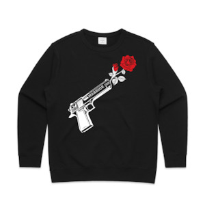 Jumpers: Through Darkness She Blooms Jumper Red Rose