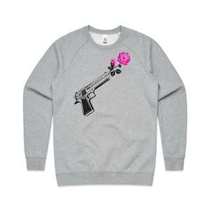 Through Darkness She Blooms Jumper Pink Rose