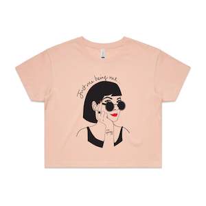Just Me Being Me Cropped Tee