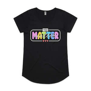 You Matter 2025 design Scoop neck