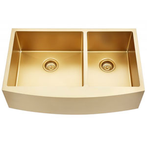 Brushed Gold Undermount Sink - Ms Wila Kitchens & Bathrooms