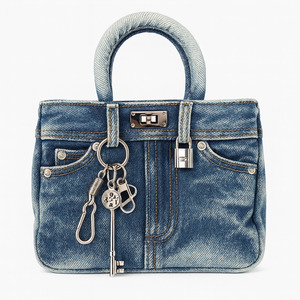 Mini Denim Bag Dark Blue Me The Label
