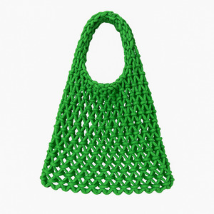 Market Tote – Small Green Woven Bag NZ