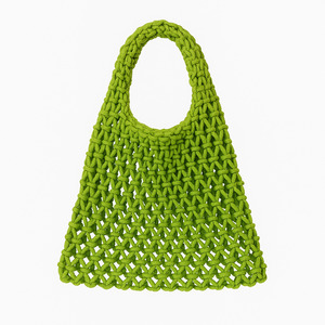 Market Tote – Small Lime Woven Bag NZ