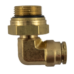 DMPLS 12mm - M22 Male Connector Swivel 90 Elbow