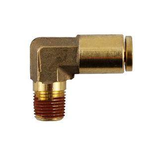 90 Degree Elbow Joiners: DMPL 6mm - 1/8" NPT Male Connector 90 Elbow
