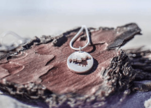 Isolamore 'Waiheke Cut Out' Necklace Mudbrick Restaurant Waiheke Island Wine Vin&hellip;