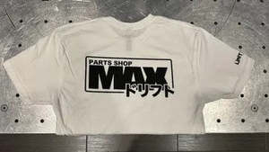 Parts Max: PSM Logo Tee, Black on White, Extra-Large (Order in)