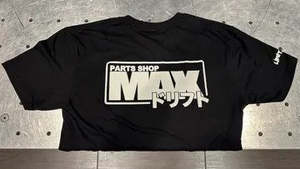 PSM Logo Tee, White on Black, XXX-Large (Order in)