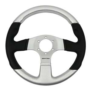 Sportline Steering Wheel 40106/BR/ALN – 330mm Suede with Alloy Spokes