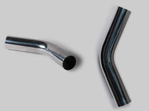 Aluminium Piping 45 Degree 2.25"