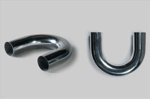 Aluminium Piping 180 Degree 3"