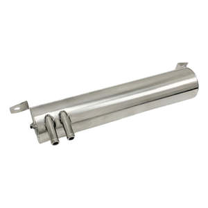 Catch Cans: GKTECH S13/180SX OVER THE RADIATOR OIL CATCH CAN - POLISHED (Order in)