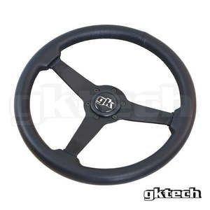 Gktech Steering Wheels: GKTECH Steering Wheel 350mm Flat Leather