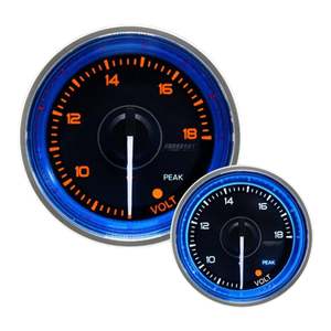 Prosport Volt Gauge 52mm Crystal Blue Series