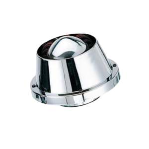 Air Filters: Simota Heat Shield Air Filter 3.25" Chrome