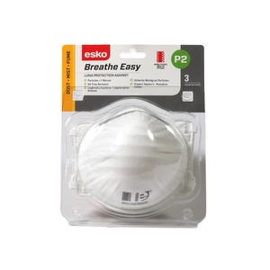 Breathe Easy P2 Non-Valved Mask 3 Pk