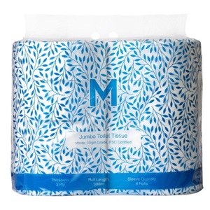 Products: Toilet Paper 2ply Jumbo Roll (8 Pack)
