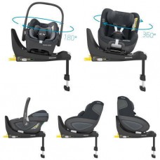 Maxi Cosi: Maxi Cosi Pearl i- Size 360 Authentic Graphite+Pebble 360 Essential Graphite and Base 0-4 3PCS
