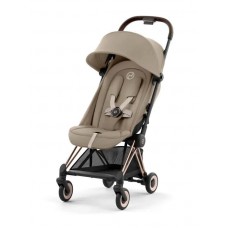 Cybex: Cybex Coya Rose Gold Frame Cozy Beige