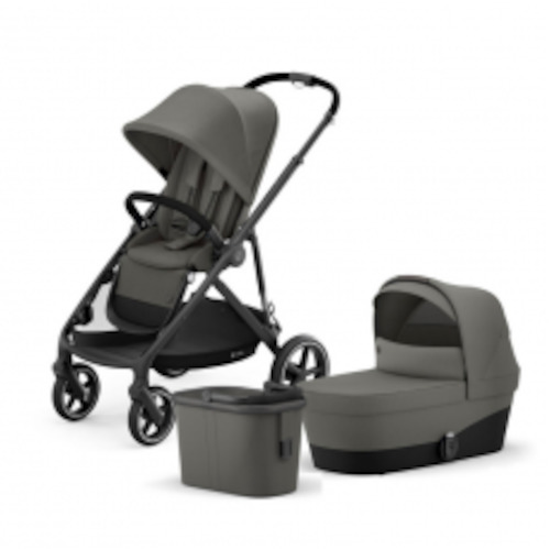 Cybex: Cybex Gazelle S Double Stroller Soho Grey 1 top/main seat +1 carrycot