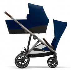 Cybex Gazelle S Pram Navy Blue With 1 Seat + 1 Carrycot Display Clearance