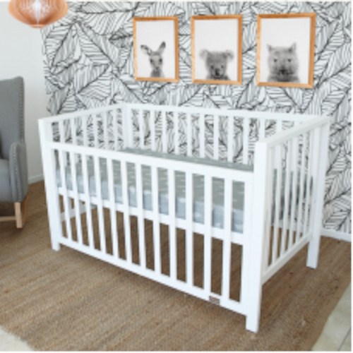 Babyhood LULU cot 4 in 1 White