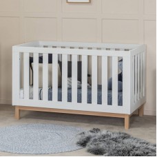 Products: Babyrest Bailey Cot White Euro Made