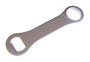 Hand Jive Beer Bottle Opener Metallic Chrome