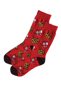 Cookie Time: Cookie Muncher Socks - OSFM
