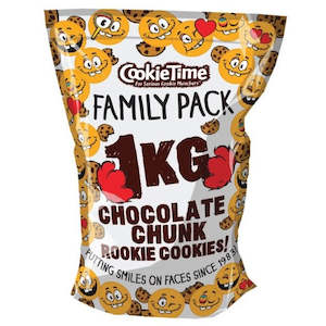 Cookie Time: 1kg Family Pack Of Chocolate Chunk Rookie Cookies