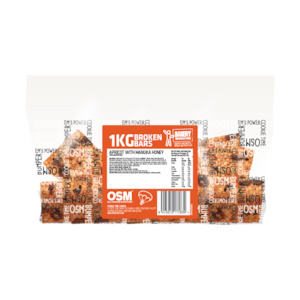 Osm: 1kg OSM Apricot With Manuka Honey Broken Bars - Bakery Imperfections