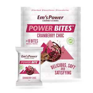 Cranberry Choc Em's Power Bites 8 Pack